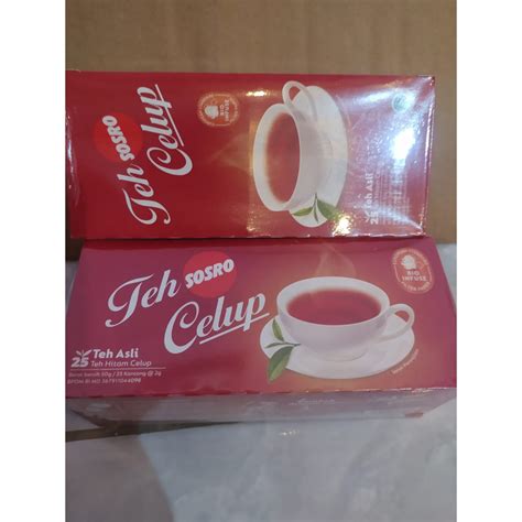 Jual Teh Celup Sosro Black Tea Kotak Isi X Gram Shopee Indonesia