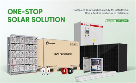 Complete Hybrid Solar Energy Storage System 20kw 30kw 50kw 100kw 150kw