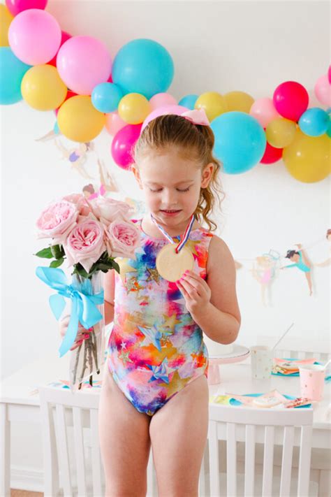 A Fun Gymnastics Themed Birthday Party That Will Get Your Little ...