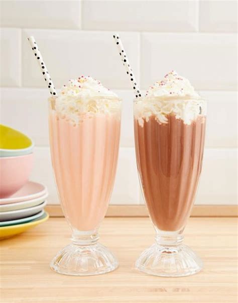 Milkshake Glass Set 6pc Marine Home