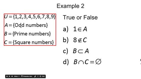 Set Notation Youtube