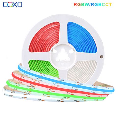 Cob Rgbcct Led Strip Lights Leds High Density Dimmable Led Lighting