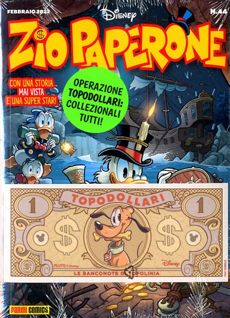 Panini Disney Zio Paperone Topodollari Banconota Pluto