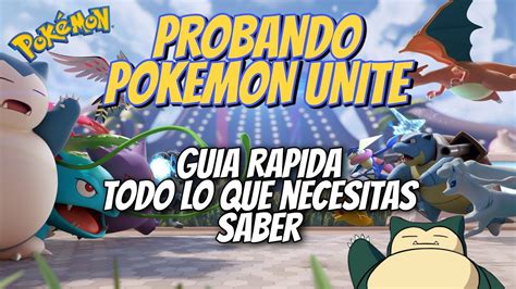 Probando Pokemon Unite Guia Basica De Como Jugarlo Pokemon Unite En