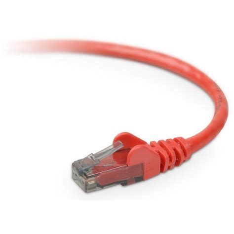 Best Buy Belkin Cat Utp Patch Cable Red A L Red