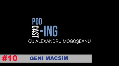 Podcast Ing Geni Macsim Actri A Teatrului Na Ional Marin