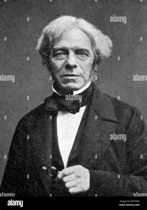 Michael Faraday (1791-1867), portrait c.1861 Stock Photo - Alamy