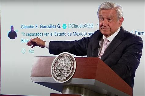 AMLO critica a oposición por tuit sobre entregar la plaza de Claudio