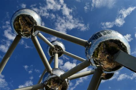 Zdj Cia Bruksela Bruksela Atomium Belgia