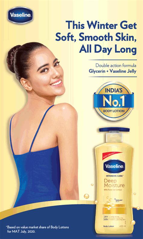 Vaseline Indias No 1 Body Lotion Double Action Formula Glycerin Plus