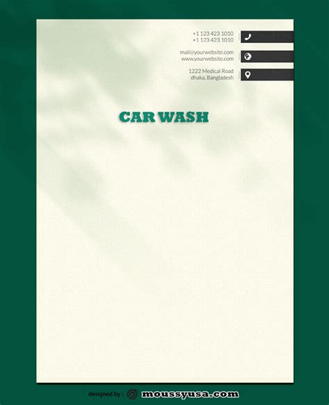 3 Carwash Letterhead Template Ideas Mous Syusa