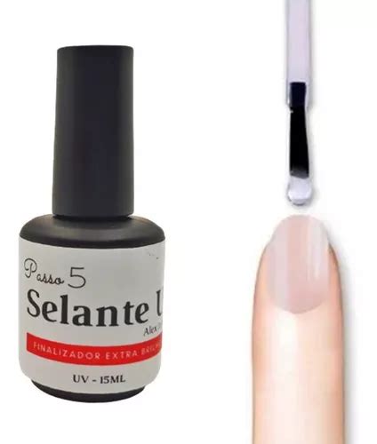 Selante Alex Top Coat Uv Selante Esmalte Alto Nivelante Mercadolivre