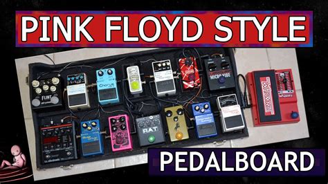 Pink Floyd David Gilmour Style Pedalboard Pedais Para Tocar Pink