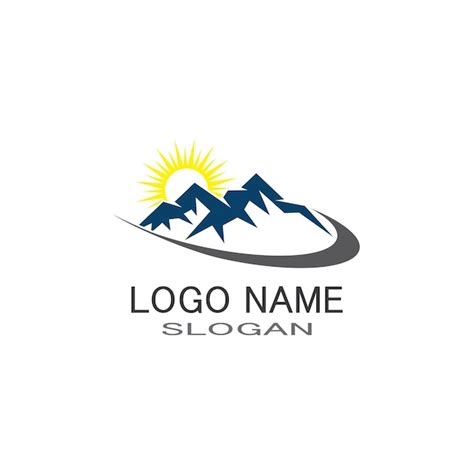 Premium Vector Mountain Logo Business Template Vector