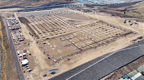 Tesla Semi Factory Near Giga Nevada Shows Construction Progress