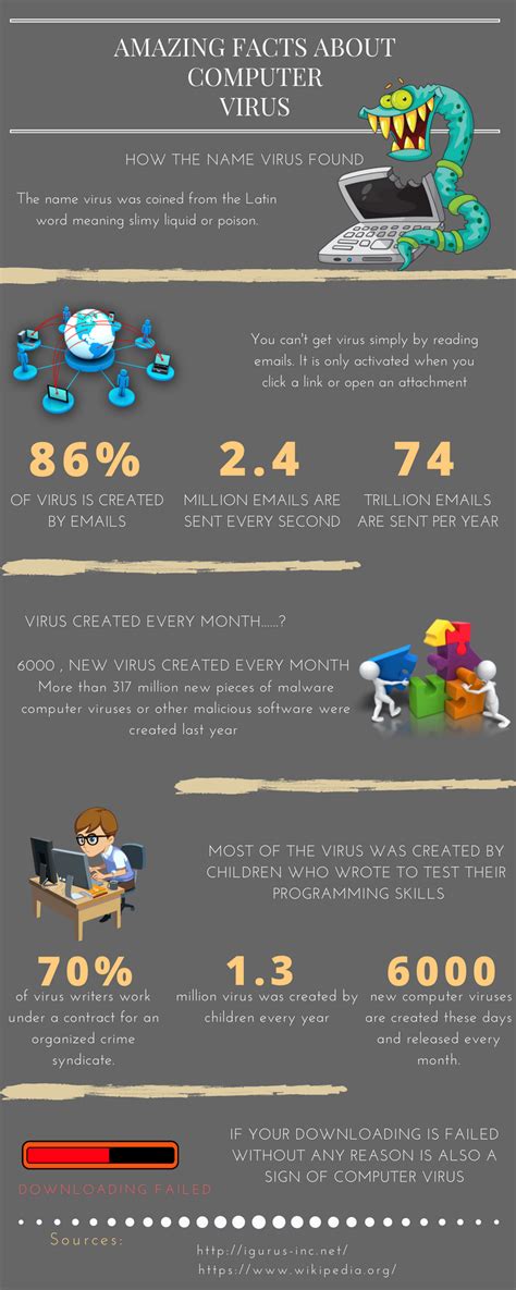 Amazing Facts About Computer Virus Infographic Infographic Plaza