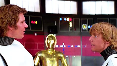 See Harrison Ford React To Mark Hamill S Flawless Impression Of Him