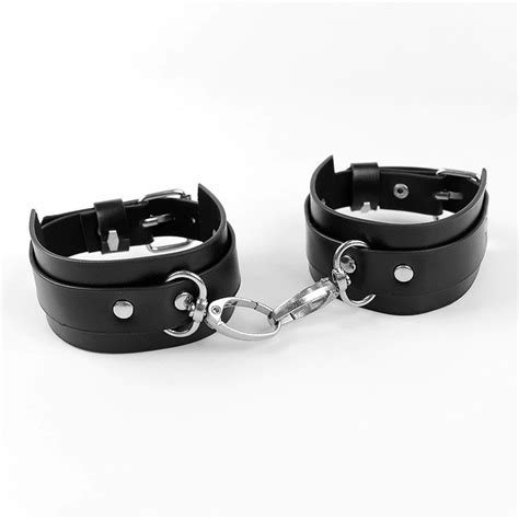 Garter And Cuffs Kinky Lingerie Leather Garter Harness And Etsy
