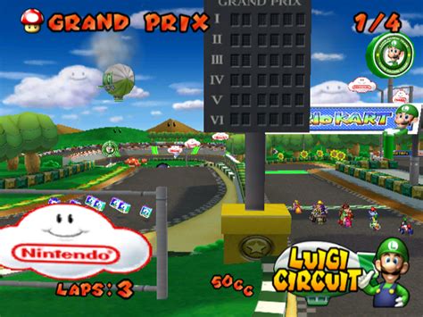 Luigi Circuit Gcn Mario Kart Racing Wiki Fandom Powered By Wikia