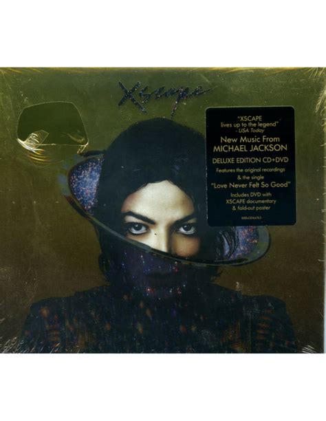 Jackson Michael Xscape Cd Dvd Digipack Poster Cd