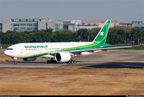 YI AQZ Iraqi Airways Boeing 777 29MLR Photo By Zhou Qiming ID 1147107