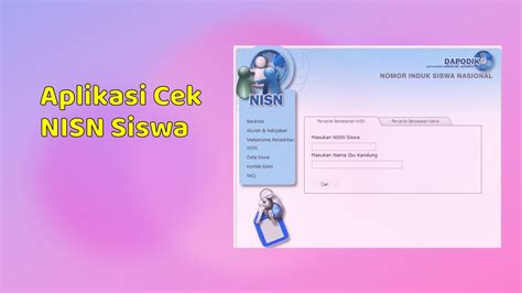 Aplikasi Cek Nisn Siswa Dan Cara Penggunaanya Hot Sex Picture