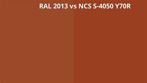 Ral 2013 Vs Ncs S 4050 Y70r Ral Colour Chart Uk