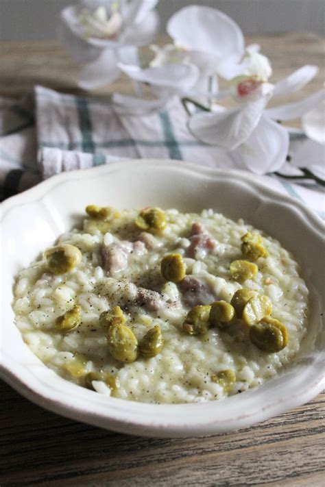 Risotto Salsiccia Fave E Pecorino Blumirtillo