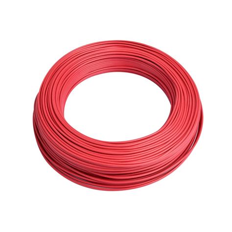 Fil électrique H07V U rigide rouge 2 5mm² Bobine de 100m