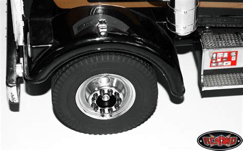 Diesel Front Semi Truck Stamped Beadlock Wheels (Chrome) (Pair)