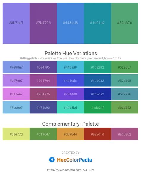 Hex Color Codes and Color Palettes