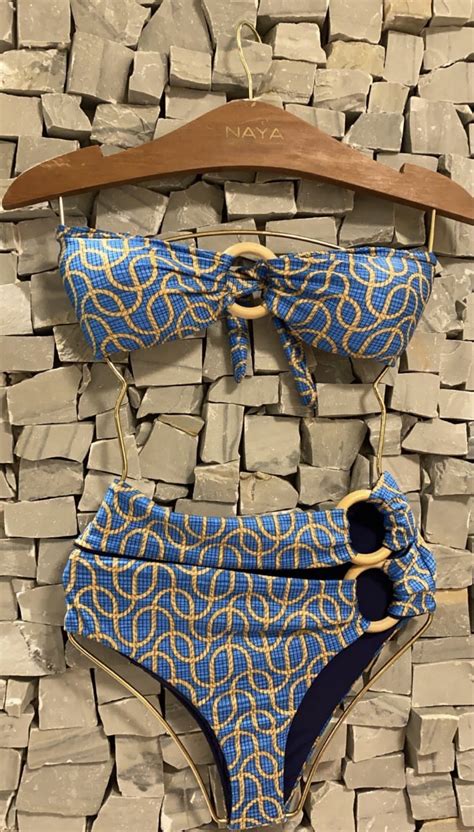 Top Bora Bora Corrente Hot Pant Argola Naya Beachwear Moda Praia