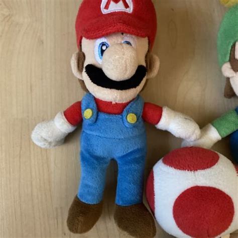 Super Mario Bros Plush Set - Mario, Luigi, Toad & Roy ! | #4612802606