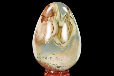 Polished Polychrome Jasper Egg Madagascar For Sale