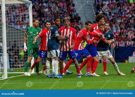 Madrid Spain October 4 2023 Champions League Match Between Atletico