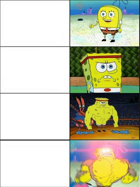 SpongeBob Strong Blank Template - Imgflip