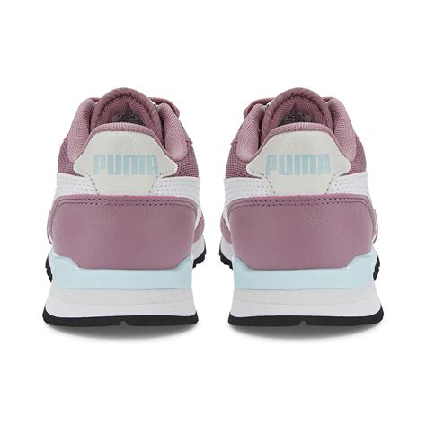 Puma St Runner V Mesh Jr Ocuk Pembe G Nl K Stil Ayakkab