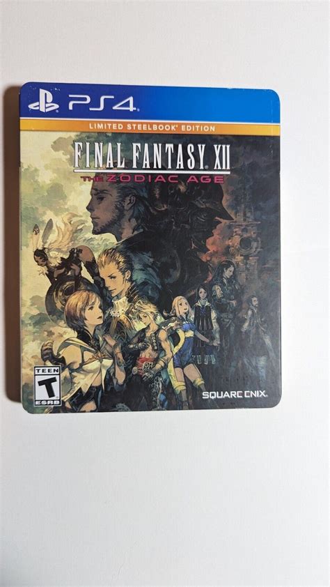 Final Fantasy Xii The Zodiac Age Limited Steelbook Edition Sony