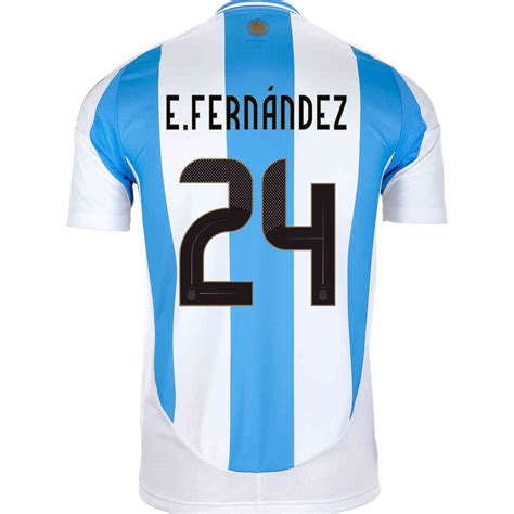 2024 Kids adidas Enzo Fernandez Argentina Home Jersey - SoccerPro