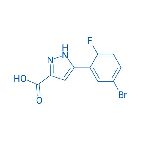 1354795 23 5 5 5 Bromo 2 Fluorophenyl 1h Pyrazole 3 Carboxylic Acid