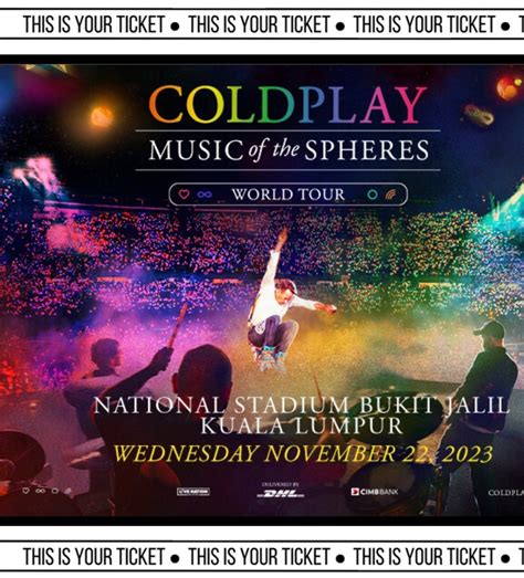 WTS Coldplay Cat 3 X 1 Tickets Vouchers Event Tickets On Carousell