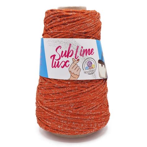 Thai Sublime Lux Crochet Cord For Bags Copper 200 Grams