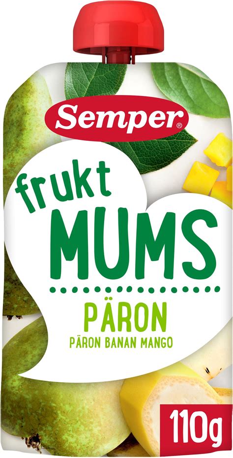 Köp Semper Fruktmums Päron 110g | Apohem