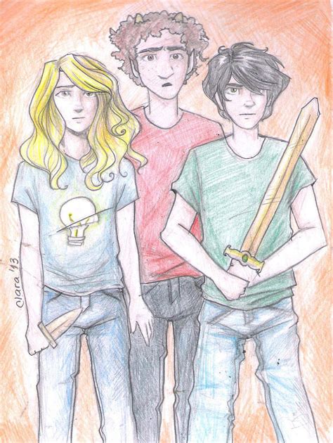 Percy, Annabeth and Grover by hatepotion on DeviantArt