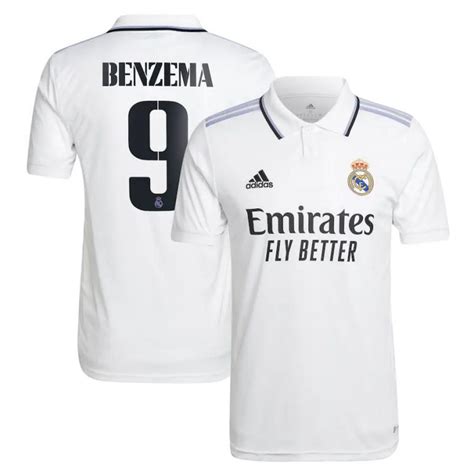 MAILLOT REAL MADRID DOMICILE 2022 2023 BENZEMA