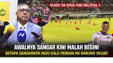 Awalnya Gembar Gembor Reaksi Melas FAM Hingga Fans Malaysia Jadi