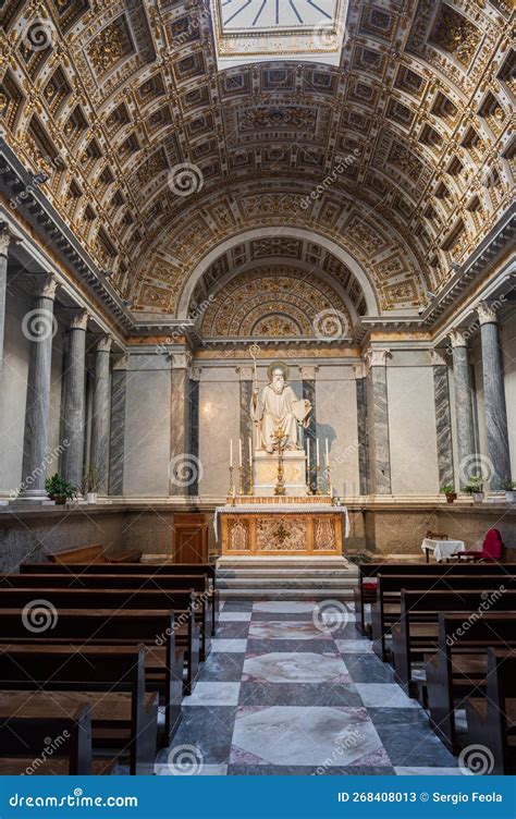 Roma The Papal Basilica Of Saint Paul Outside The Walls Stock Image