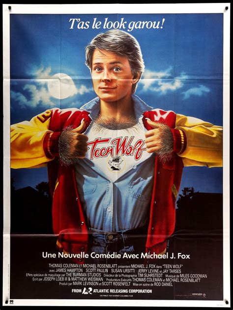 Teen Wolf (1985) Original French Grande Movie Poster - Original Film ...