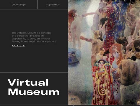 VIRTUAL MUSEUM – website | Behance