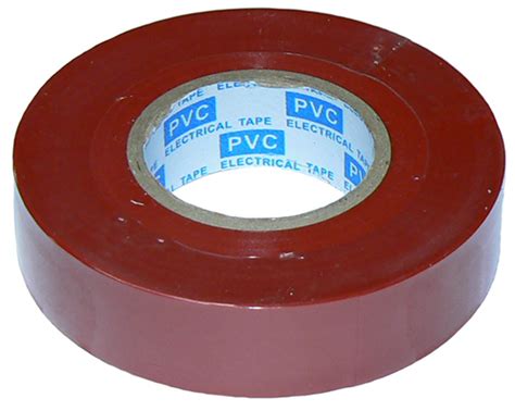 Red PVC Electrical Insulating Tape Flame Retardant 19mm X 0 18mm X